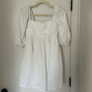 Abercrombie&Fitch Emerson Waisted Poplin Mini Dress